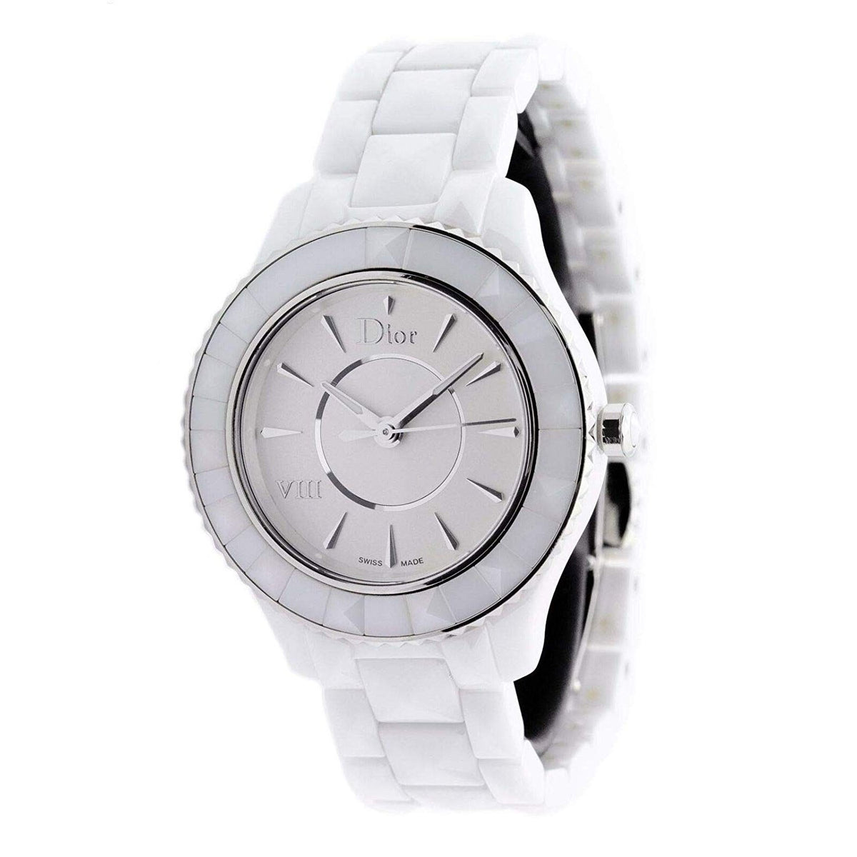 Christian Dior Women's CD1231E2C001 Dior VIII Black Rubber Watch