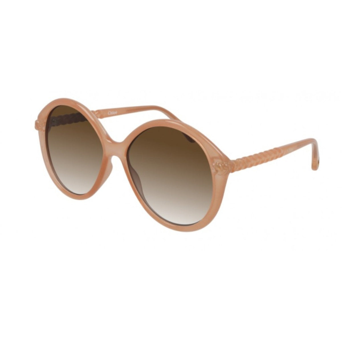 Chloé Women's Sunglasses Spring Summer 2021 Pink Brown CR 39 CR 39 Shiny CH0002S 003