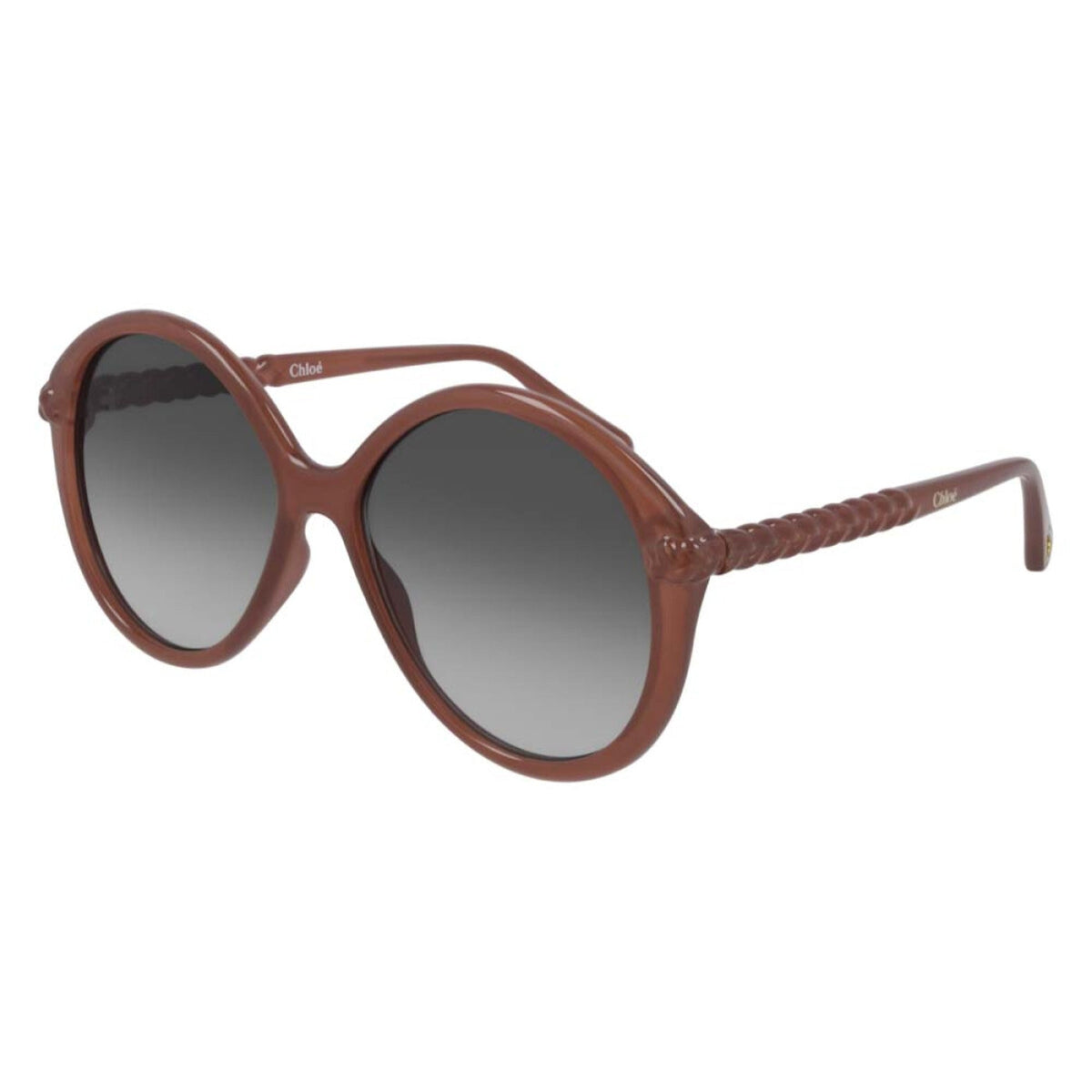 Chloé Women's Sunglasses Spring Summer 2021 Orange Grey CR 39 CR 39 Shiny CH0002S 004
