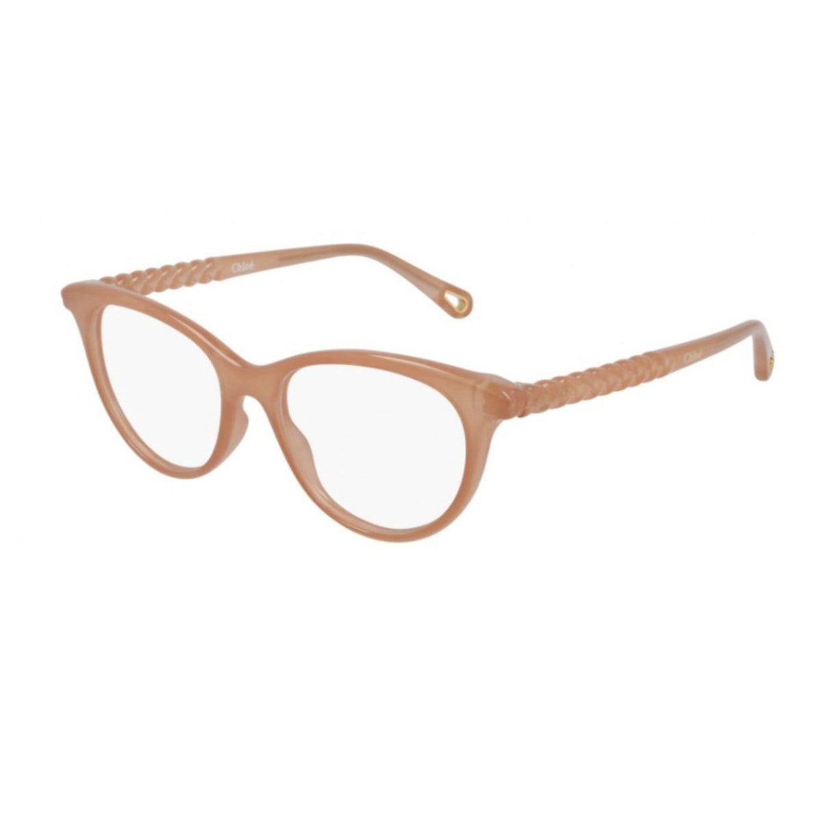 Chloé Women's Sunglasses Spring Summer 2021 Pink Transparent Demo Lens Demo Lens Shiny CH0005O 001