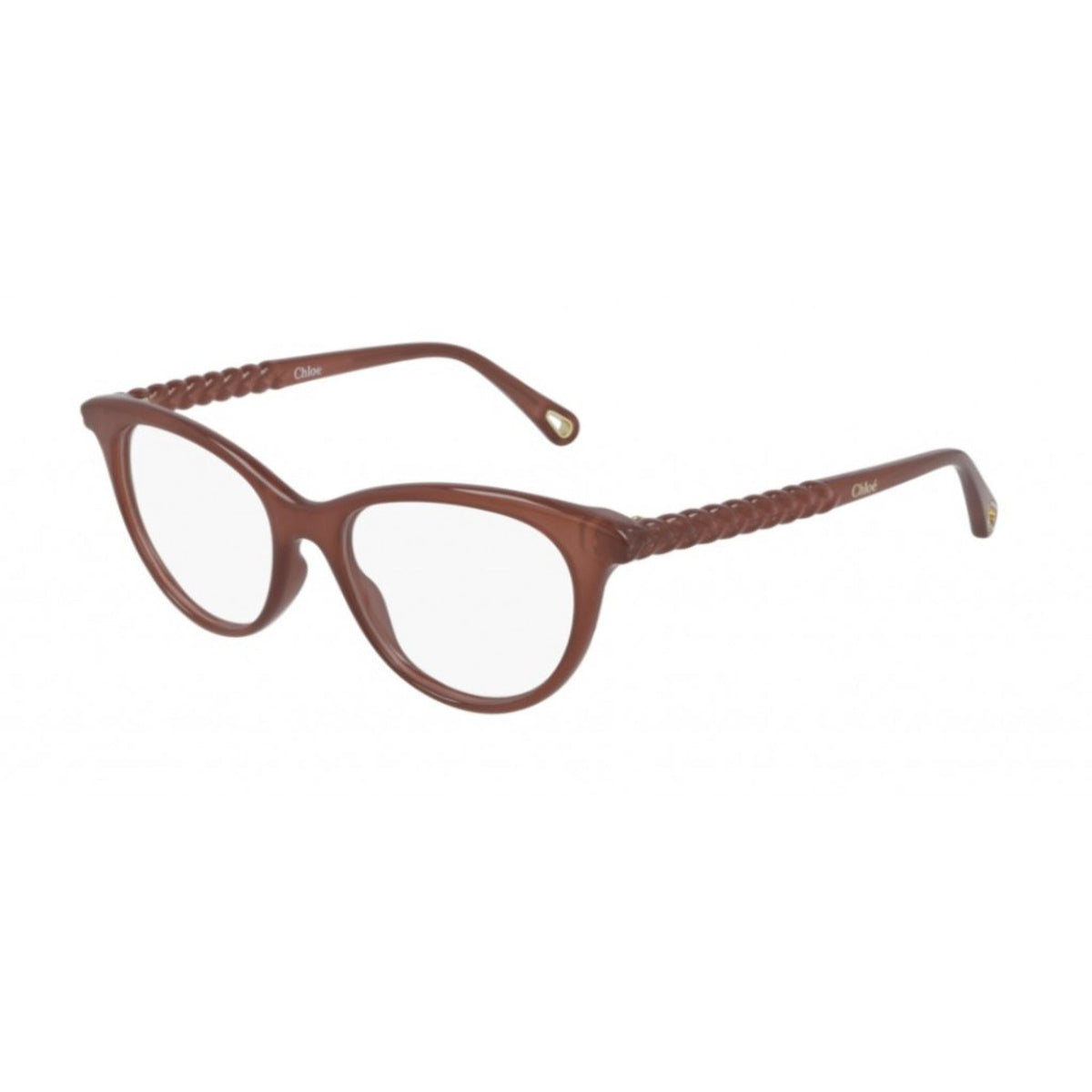 Chloé Women's Sunglasses Spring Summer 2021 Orange Transparent Demo Lens Demo Lens Shiny CH0005O 002