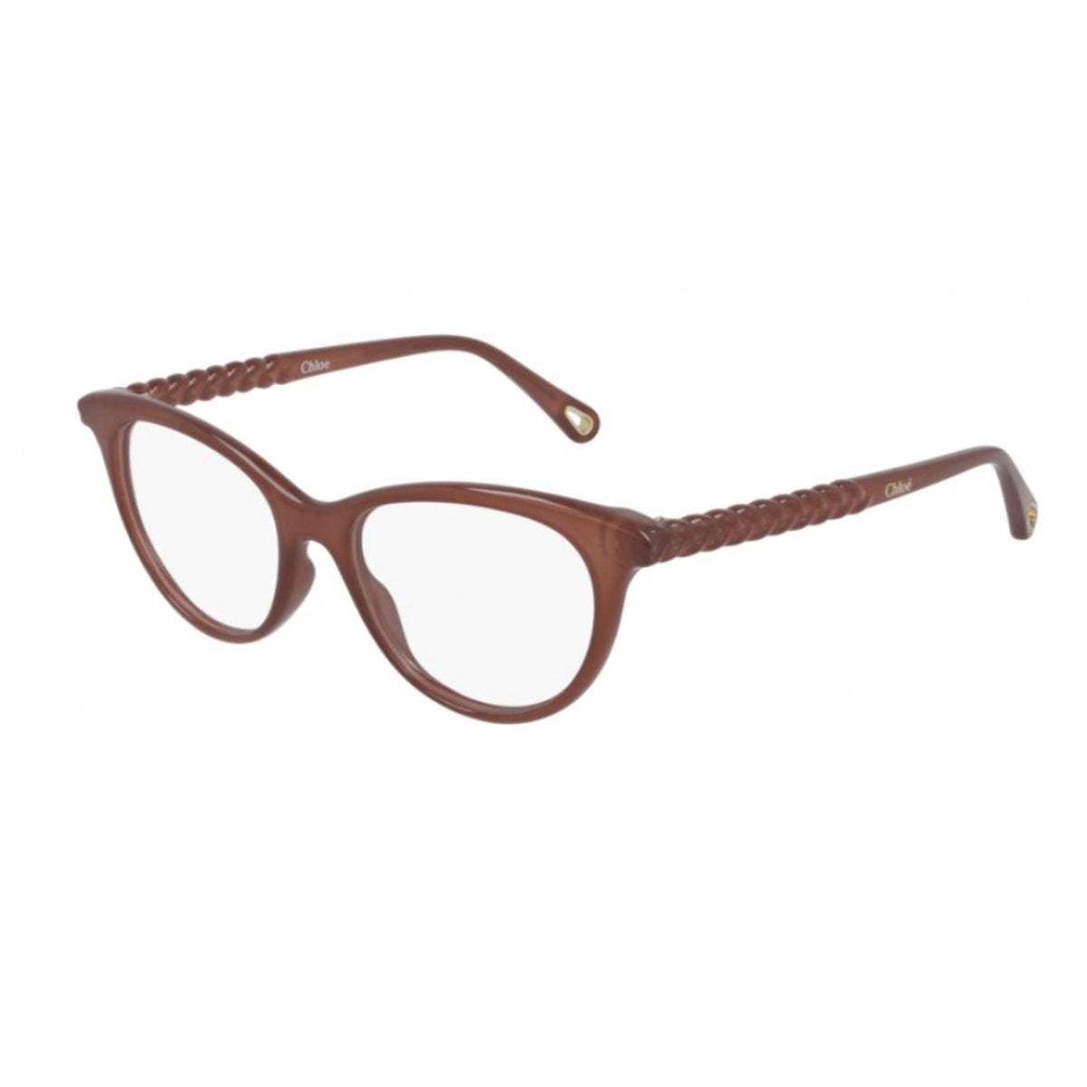 Chloé Women's Sunglasses Spring Summer 2021 Orange Transparent Demo Lens Demo Lens Shiny CH0005O 006