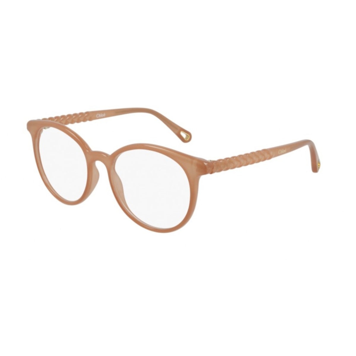 Chloé Women's Sunglasses Spring Summer 2021 Pink Transparent Demo Lens Demo Lens Shiny CH0006O 005