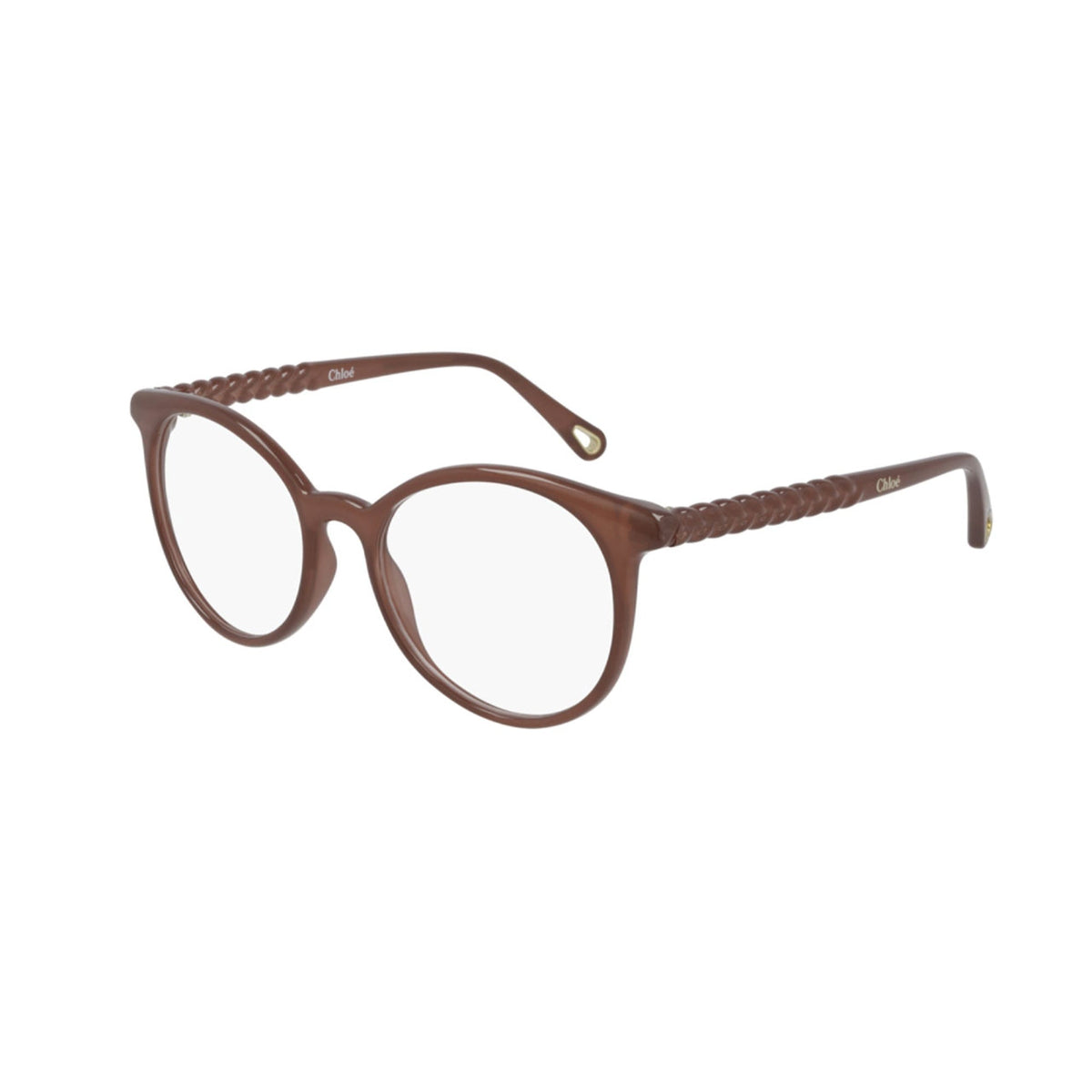 Chloé Women's Sunglasses Spring Summer 2021 Orange Transparent Demo Lens Demo Lens Shiny CH0006O 008