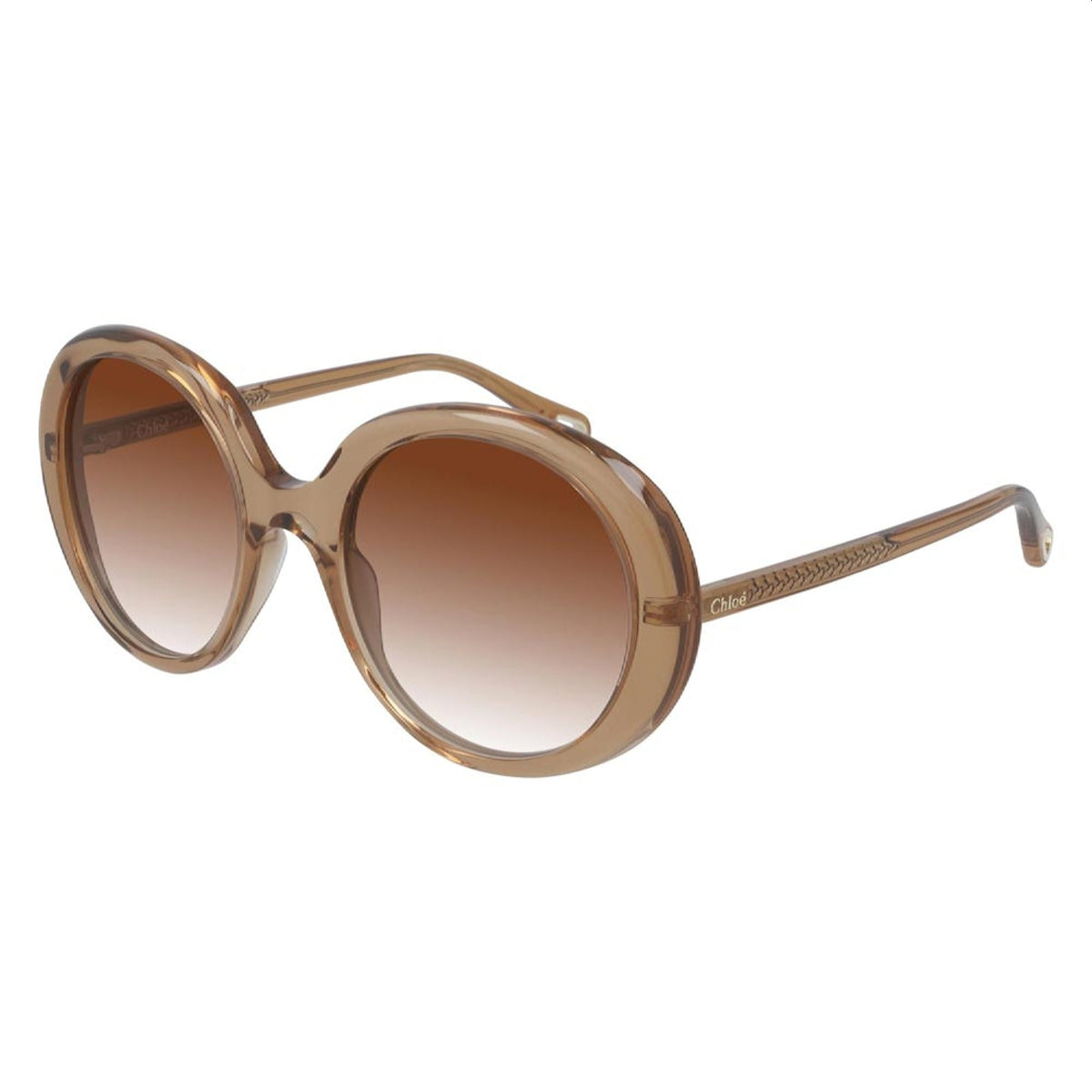 Chloé Women's Sunglasses Spring Summer 2021 Orange Orange CR 39 CR 39 Transparent CH0007S 001