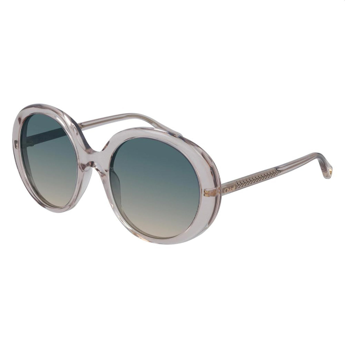 Chloé Women's Sunglasses Spring Summer 2021 Pink Green CR 39 CR 39 Transparent CH0007S 002