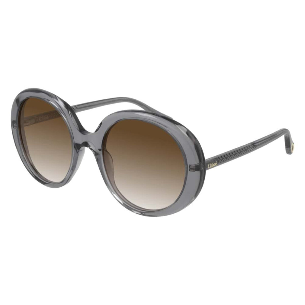 Chloé Women's Sunglasses Spring Summer 2021 Grey Brown CR 39 CR 39 Transparent CH0007S 003