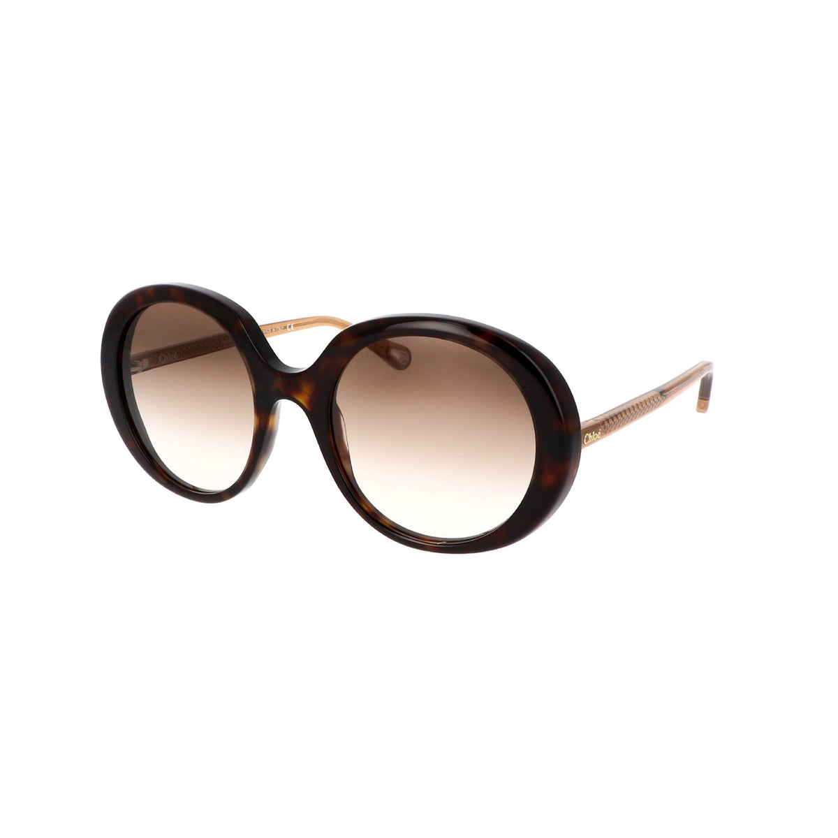 Chloé Women's Sunglasses Spring Summer 2021 Havana Brown CR 39 CR 39 Dark CH0007S 004