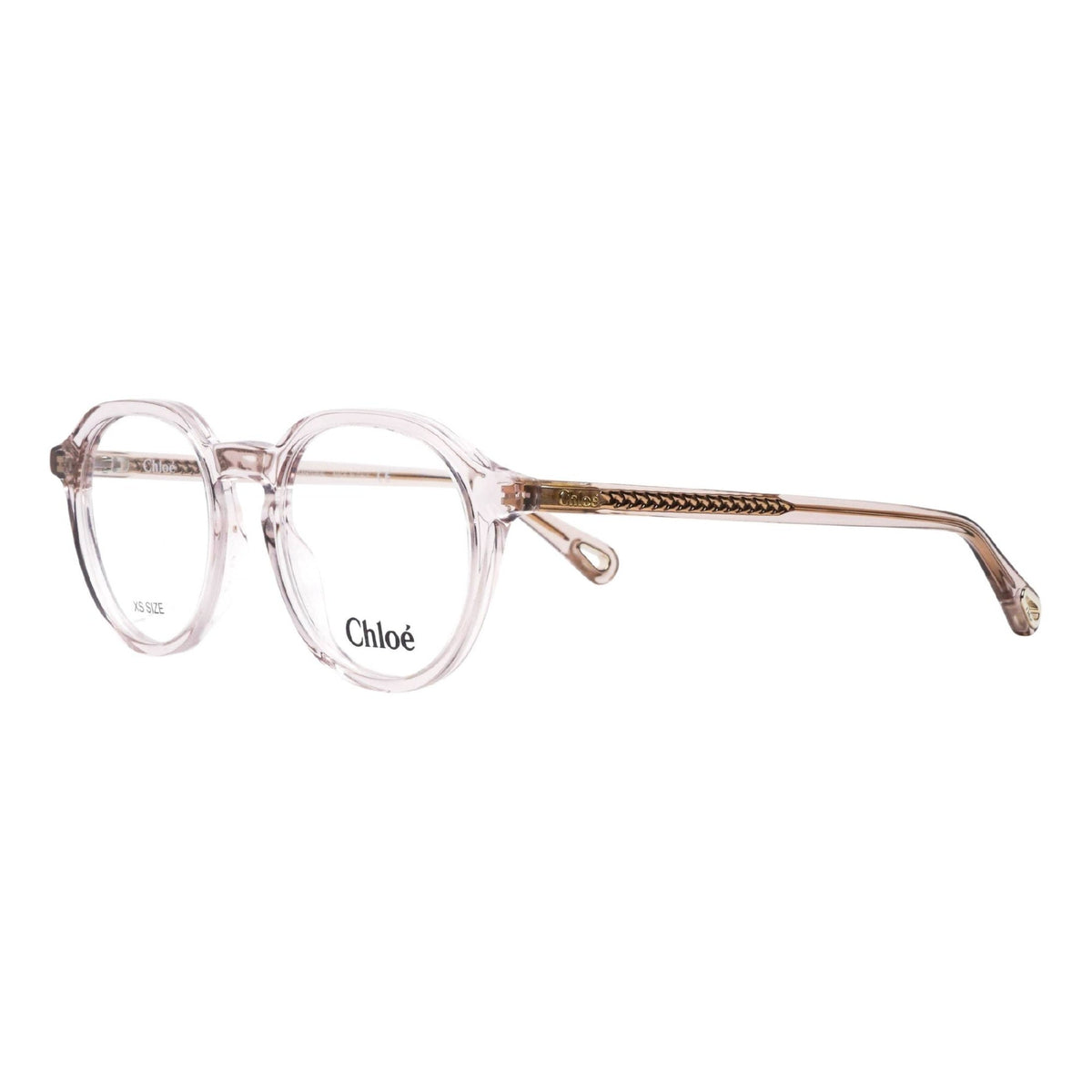 Chloé Women's Sunglasses Spring Summer 2021 Pink Transparent Demo Lens Demo Lens Transparent CH0012O 001