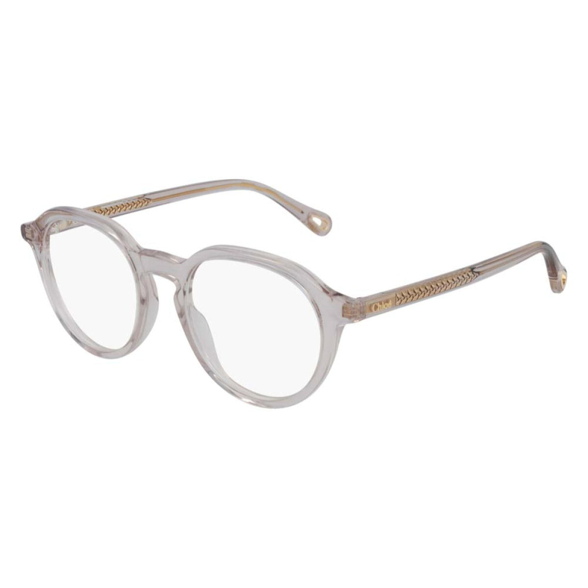 Chloé Women's Sunglasses Spring Summer 2021 Pink Transparent Demo Lens Demo Lens Transparent CH0012O 005
