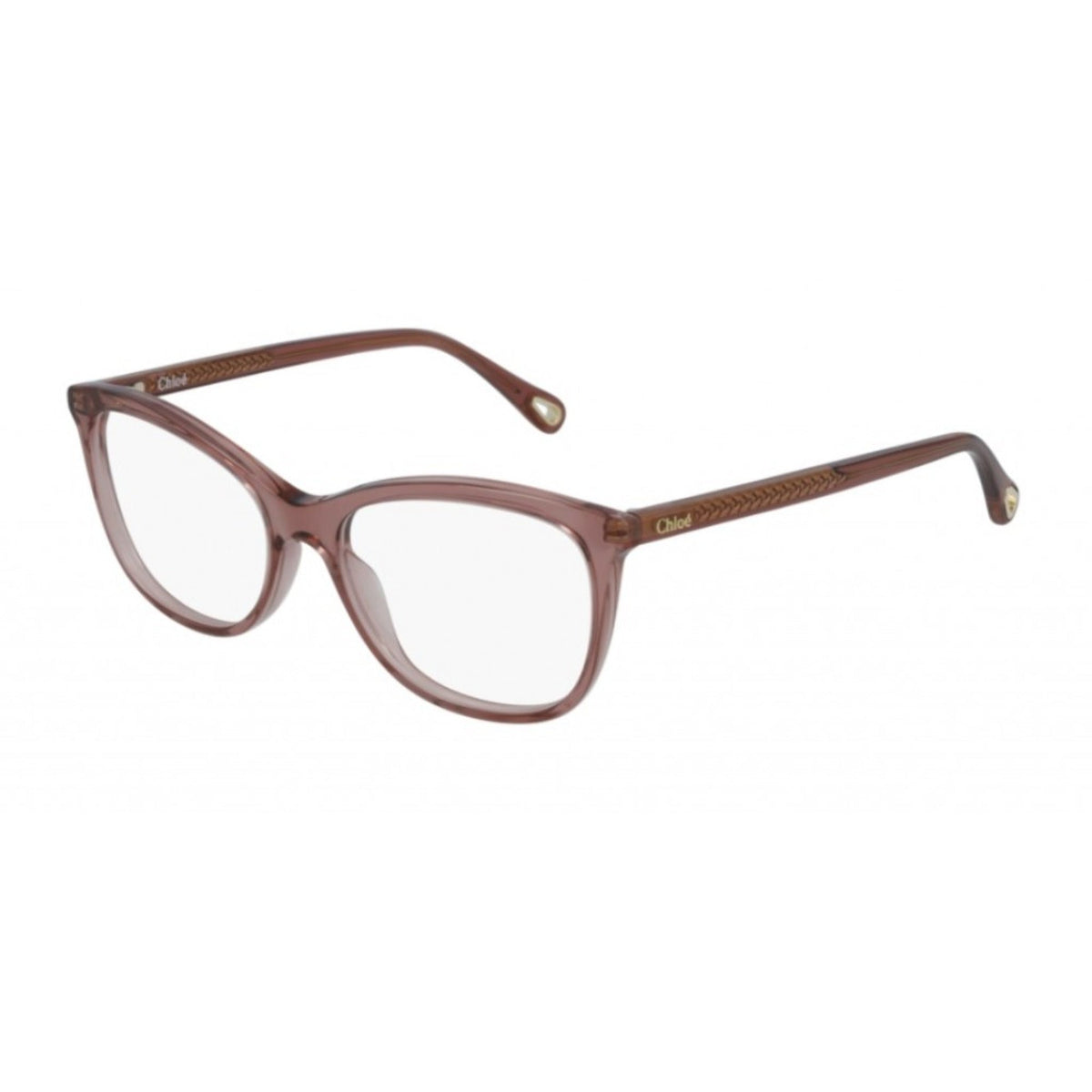 Chloé Women's Sunglasses Spring Summer 2021 Pink Transparent Demo Lens Demo Lens Transparent CH0013O 002