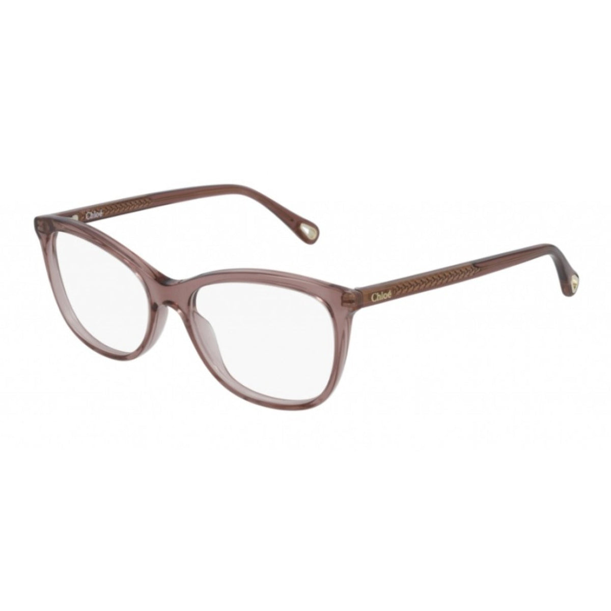 Chloé Women's Sunglasses Spring Summer 2021 Pink Transparent Demo Lens Demo Lens Transparent CH0013O 006
