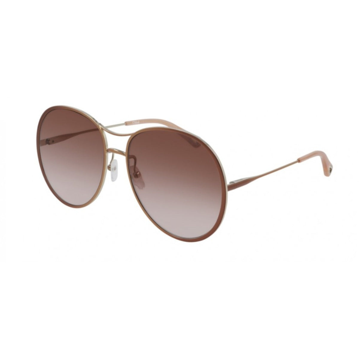 Chloé Women's Sunglasses Spring Summer 2021 Brown Orange Nylon Nylon Orange CH0016S 003