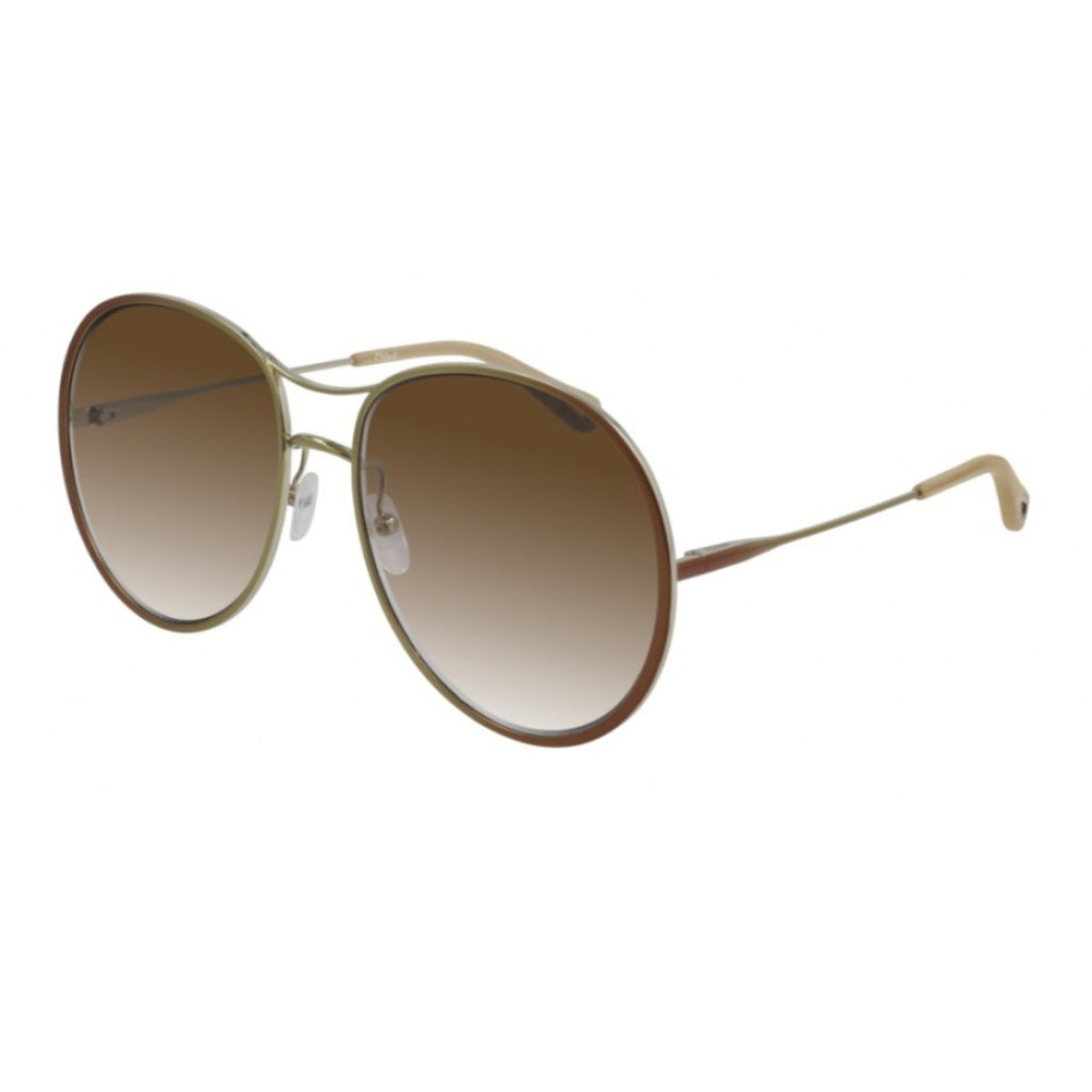 Chloé Women's Sunglasses Spring Summer 2021 Brown Brown Nylon Nylon Green CH0016S 004