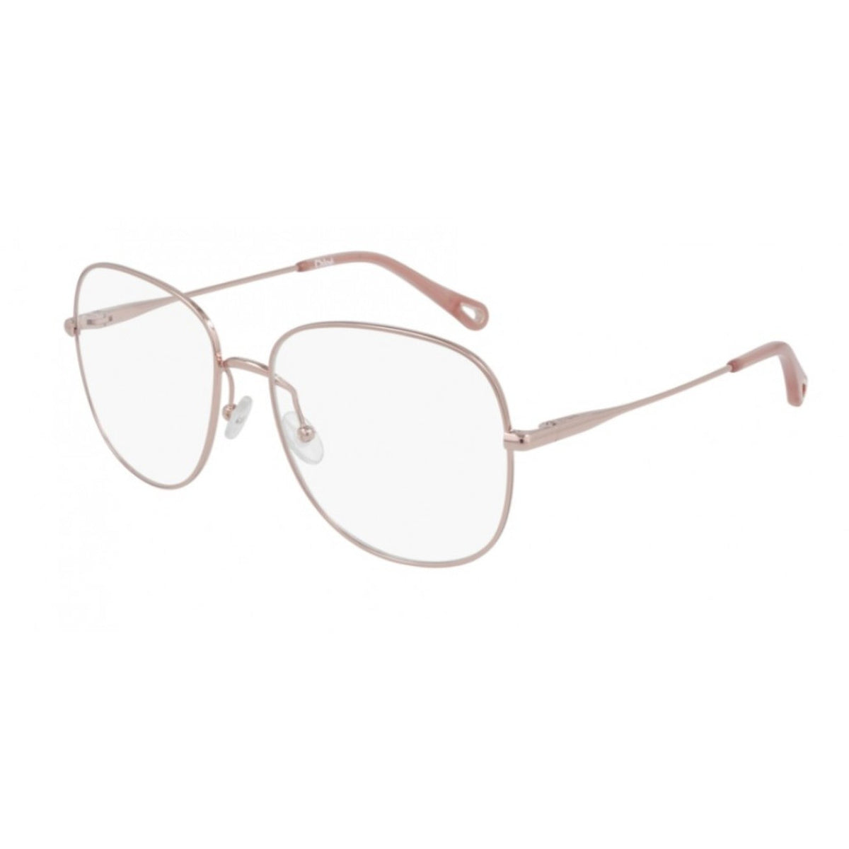 Chloé Women's Sunglasses Spring Summer 2021 Gold Transparent Demo Lens Demo Lens Red CH0020O 002