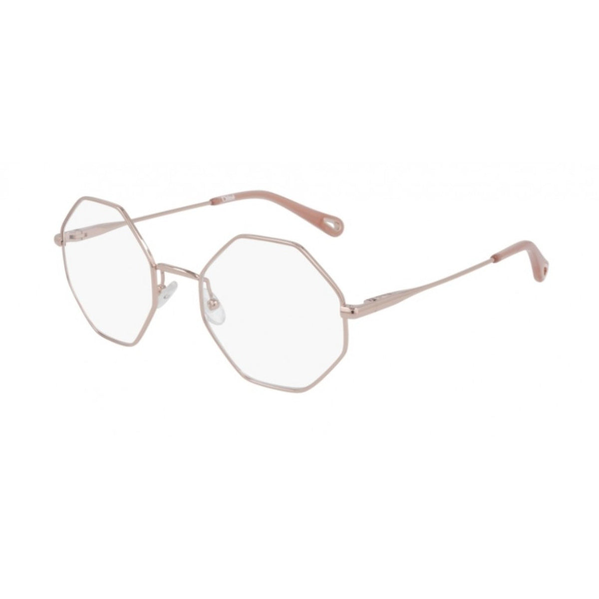 Chloé Women's Sunglasses Spring Summer 2021 Gold Transparent Demo Lens Demo Lens Red CH0022O 002