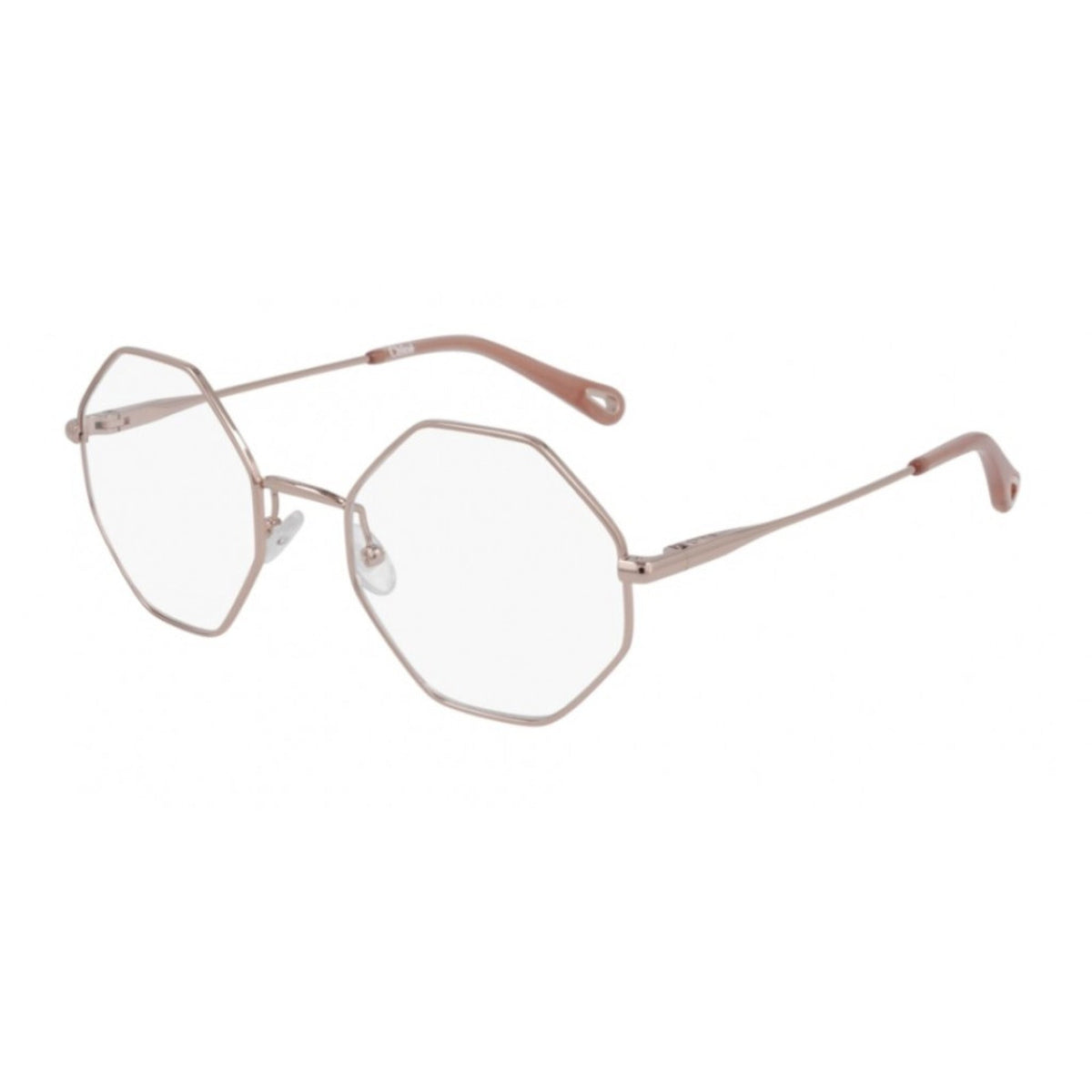 Chloé Women's Sunglasses Spring Summer 2021 Gold Transparent Demo Lens Demo Lens Red CH0022O 005