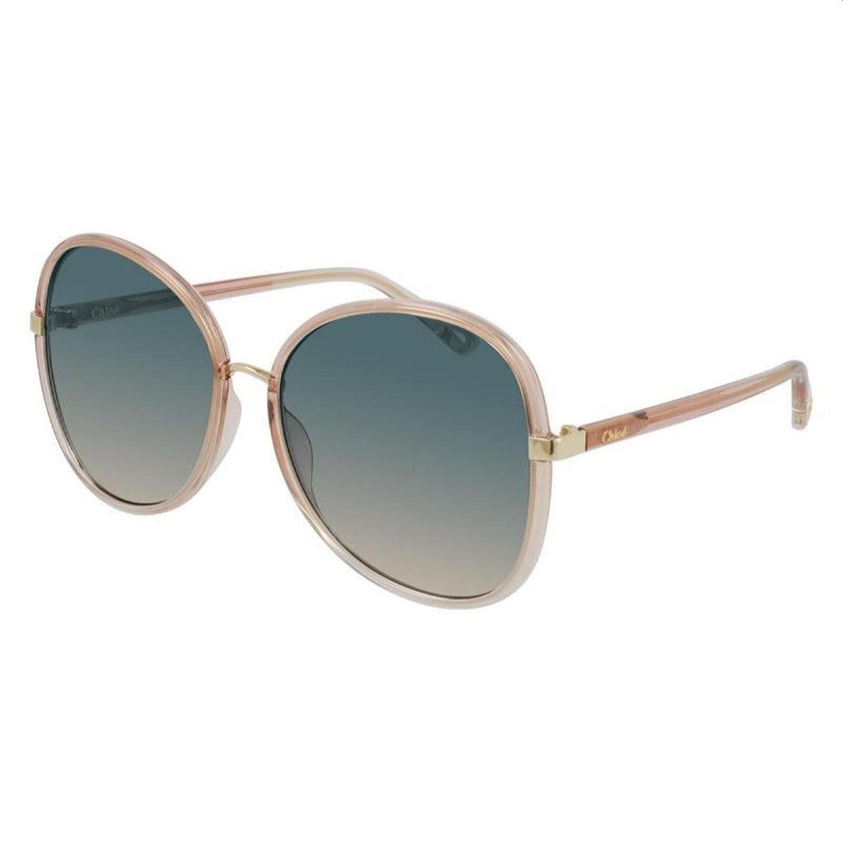 Chloé Women's Sunglasses Spring Summer 2021 Orange Multicolor Nylon Nylon Beige CH0030SA 004