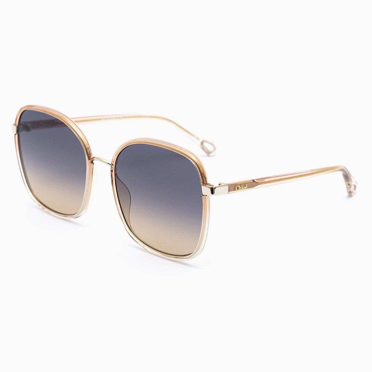 Chloé Women's Sunglasses Spring Summer 2021 Orange Multicolor Nylon Nylon Beige CH0031S 004