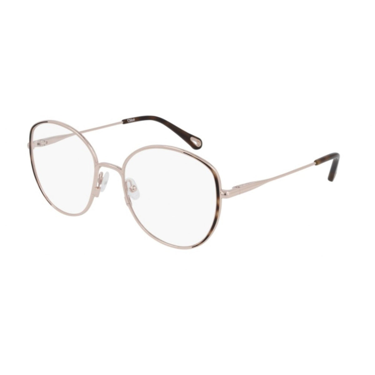 Chloé Women's Sunglasses Spring Summer 2021 Gold Transparent Demo Lens Demo Lens Red CH0039O 002