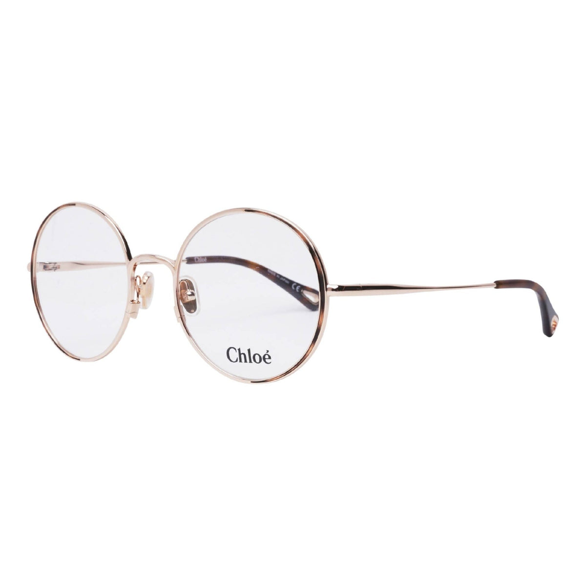 Chloé Women's Sunglasses Spring Summer 2021 Gold Transparent Demo Lens Demo Lens Red CH0040O 002