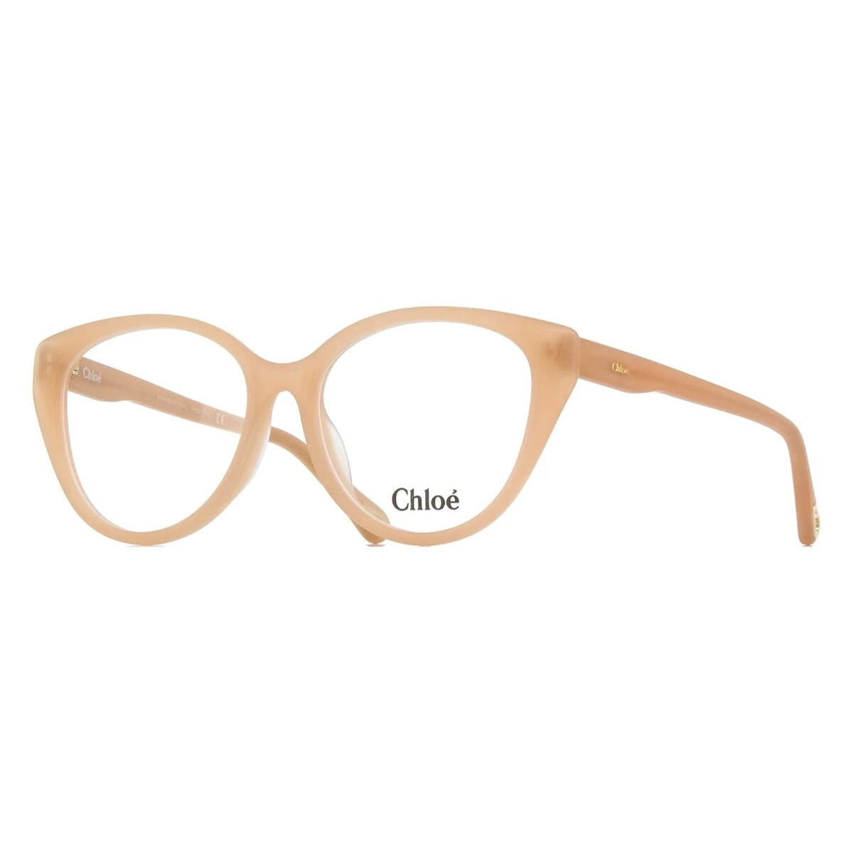 Chloé Women's Sunglasses Fall Winter 2021 Nude Transparent Demo Lens Demo Lens Matte CH0052OA 004