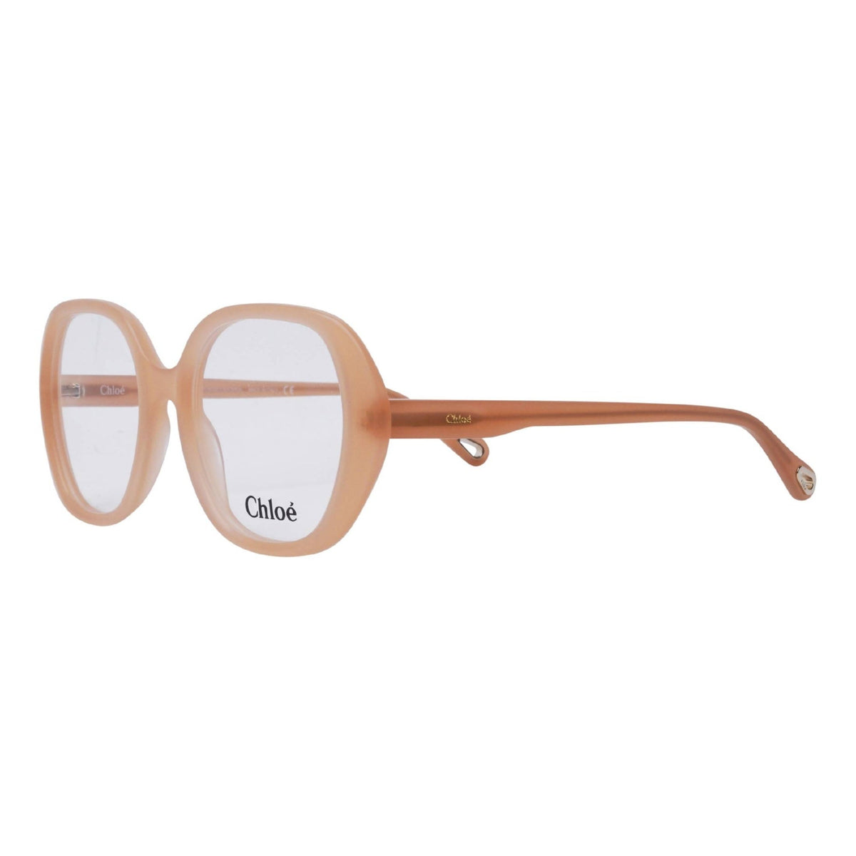 Chloé Women's Sunglasses Fall Winter 2021 Nude Transparent Demo Lens Demo Lens Matte CH0053O 004