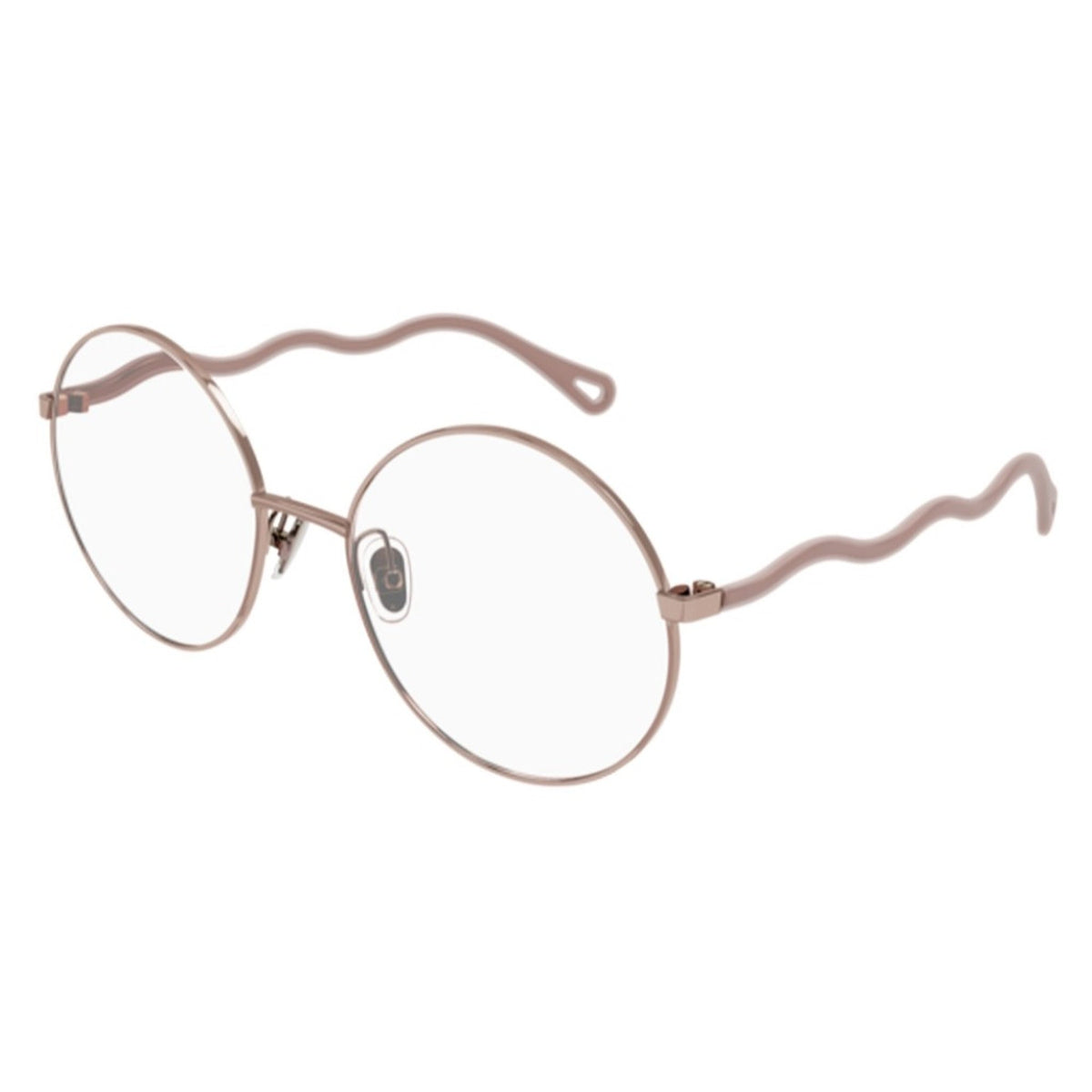 Chloé Women's Sunglasses Fall Winter 2021 Brown Transparent Demo Lens Demo Lens Shiny CH0057O 001