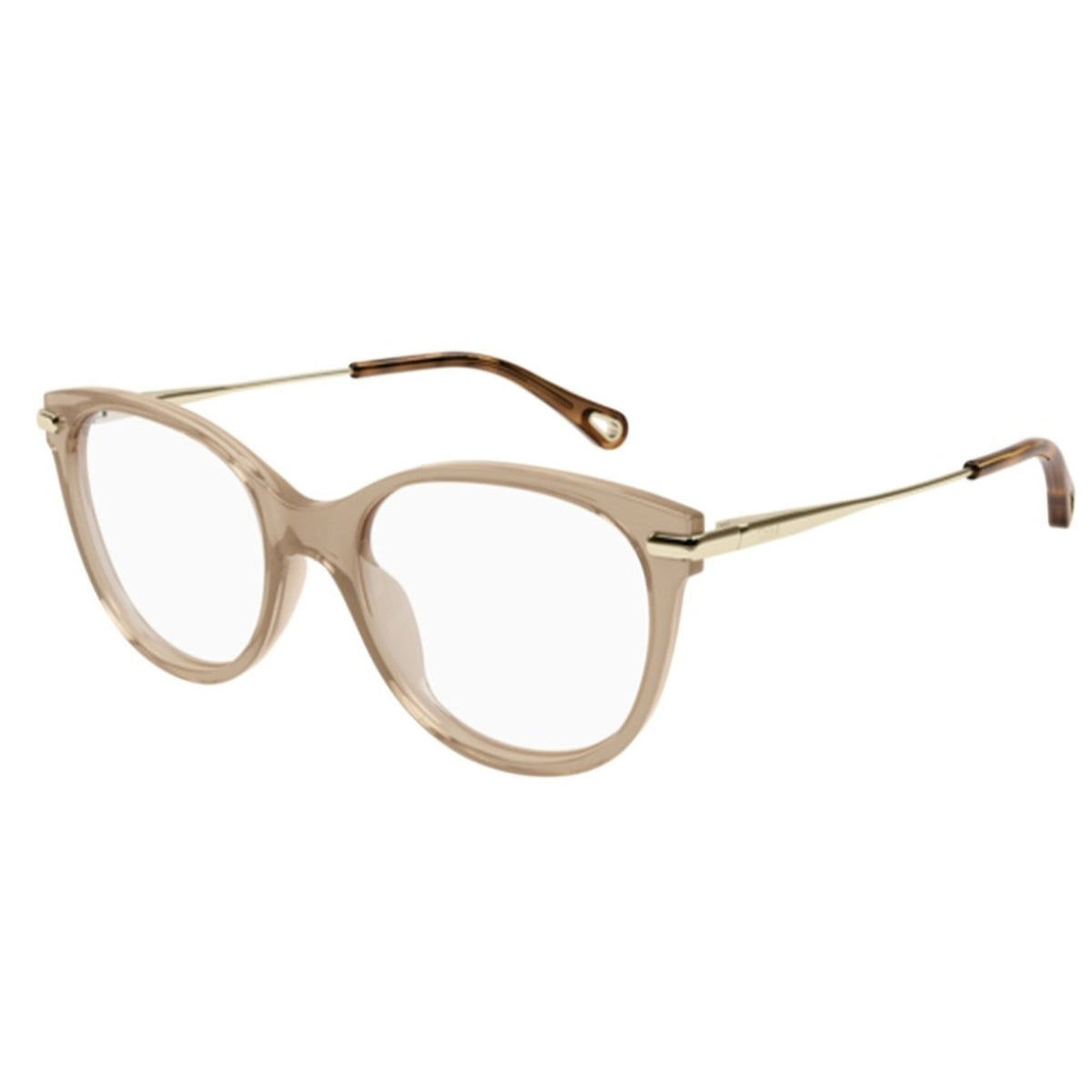 Chloé Women's Sunglasses Fall Winter 2021 Brown Transparent Demo Lens Demo Lens Transparent CH0058O 003