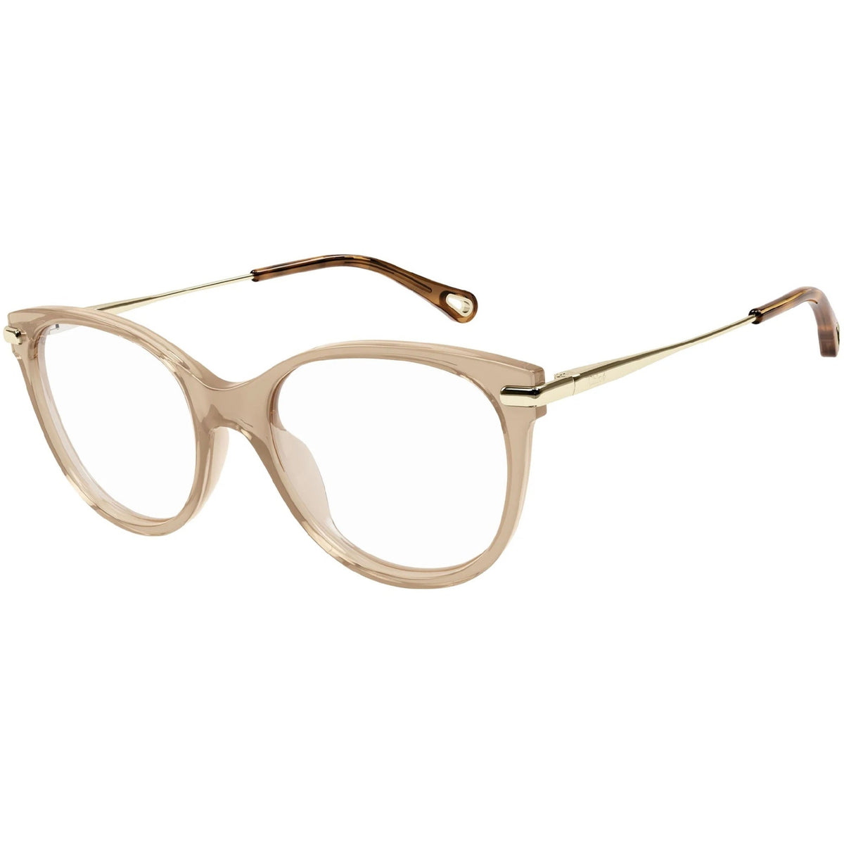 Chloé Women's Sunglasses Fall Winter 2021 Brown Transparent Demo Lens Demo Lens Transparent CH0058OA 003
