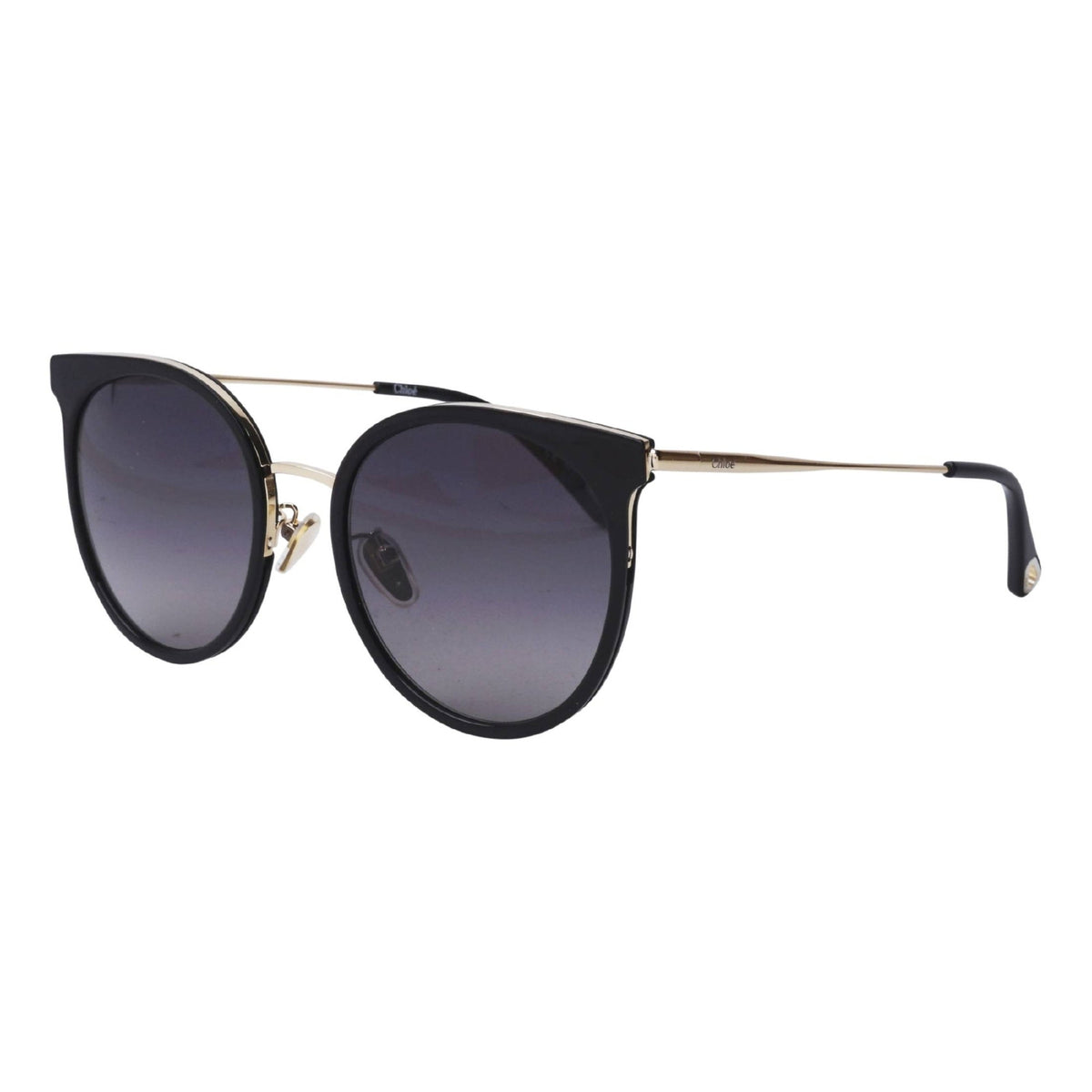 Chloé Women's Sunglasses Fall Winter 2021 Black Grey Nylon Nylon Shiny CH0060SK 001