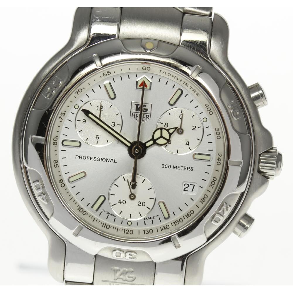 Tag Heuer Men's CH1110.BA0675 6000 Chronograph Stainless Steel Watch