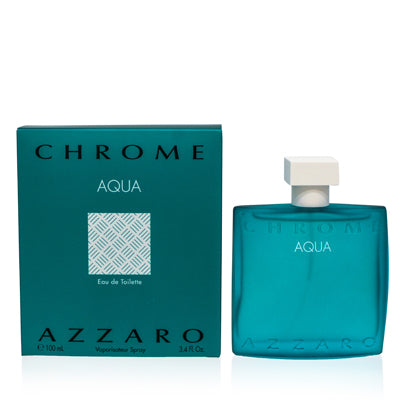 Chrome Aqua Azzaro Edt Spray 3.4 Oz (100 Ml) For Men 80051404