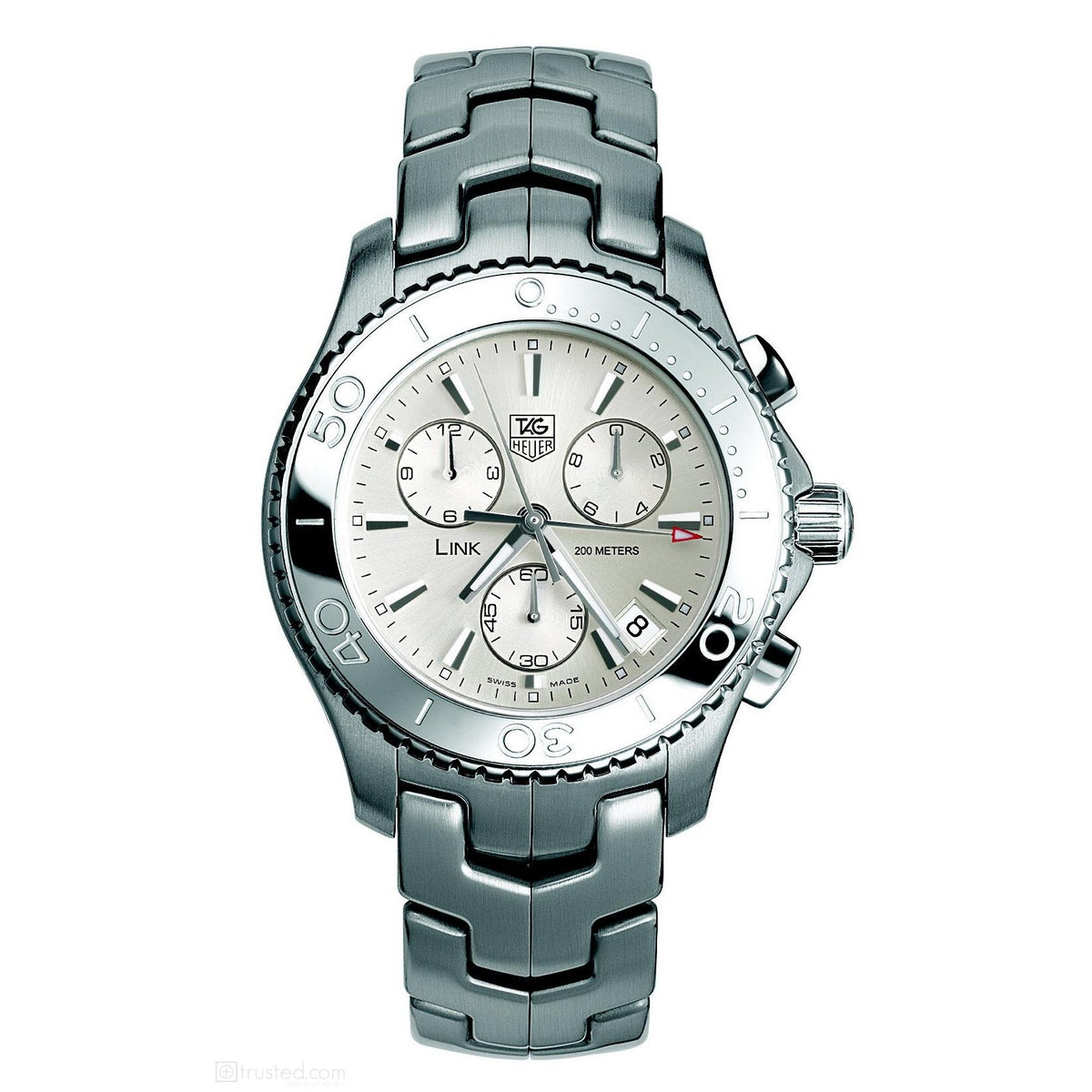 Tag Heuer Men&#39;s CJ1111.BA0576 Link Chronograph Stainless Steel Watch