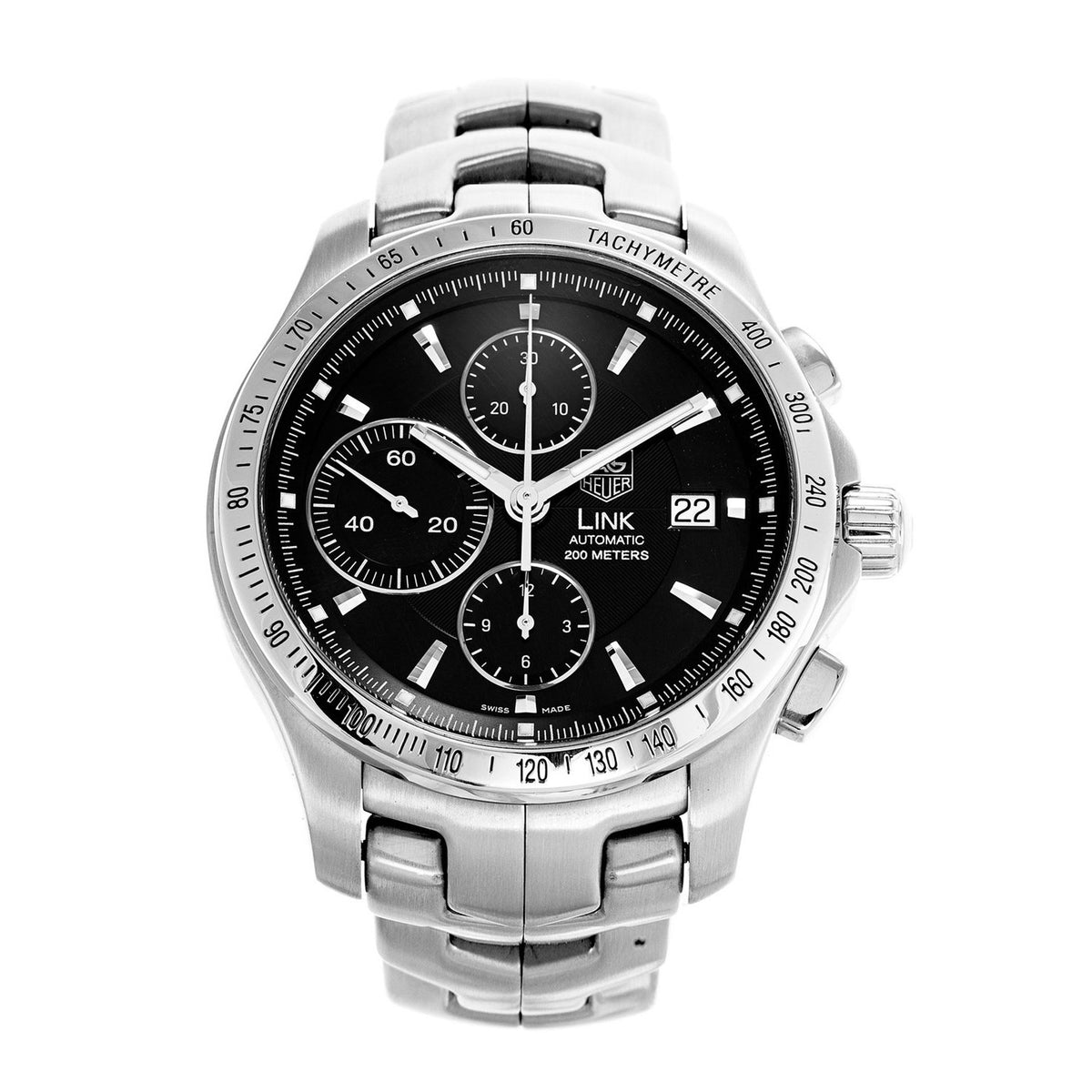Tag Heuer Men&#39;s CJF2110.BA0594 Link Chronograph Automatic Stainless Steel Watch