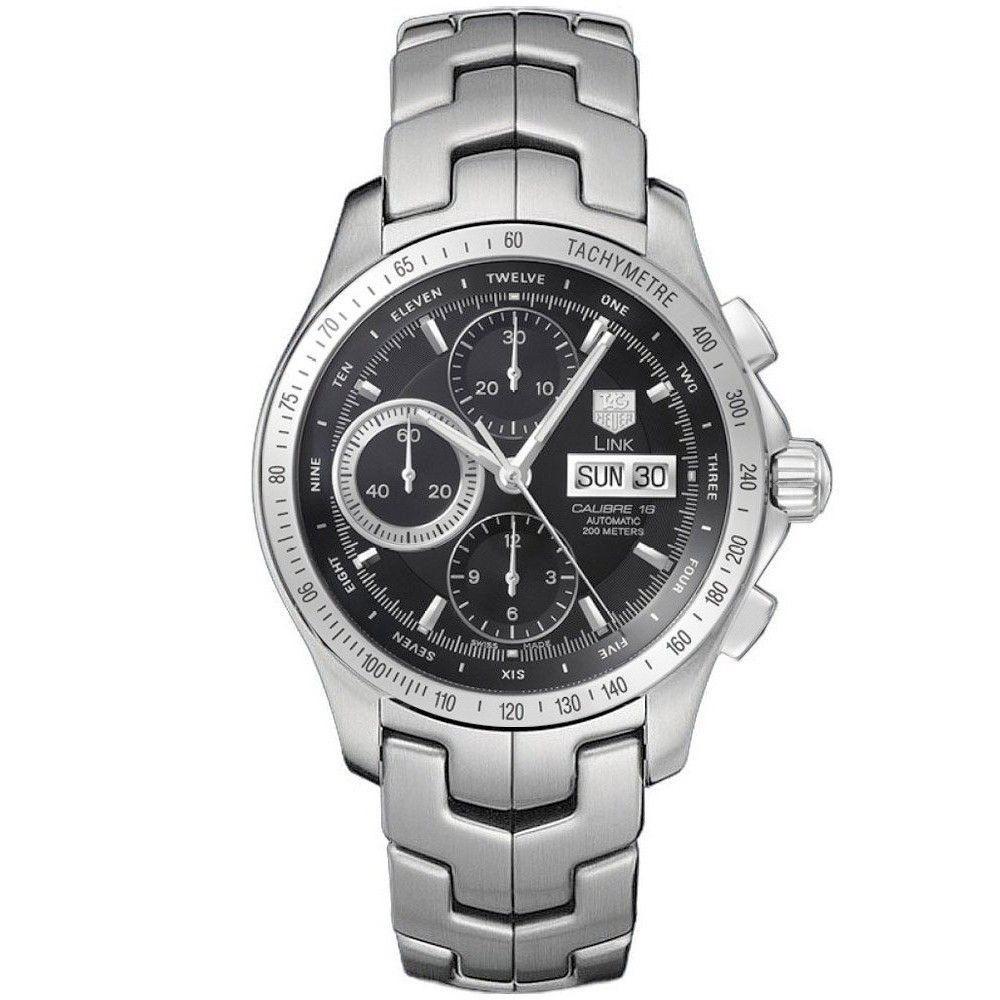 Tag Heuer Men&#39;s CJF211A.BA0594 Link Chronograph Automatic Stainless Steel Watch