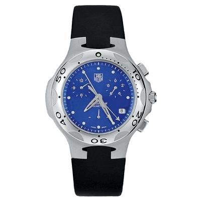 Tag Heuer Men's CL1112.FT6000 Kirium Chronograph Black Rubber Watch