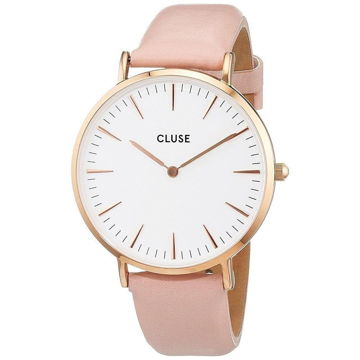 Cluse Women's CL18014 La Boheme Pink Leather Watch