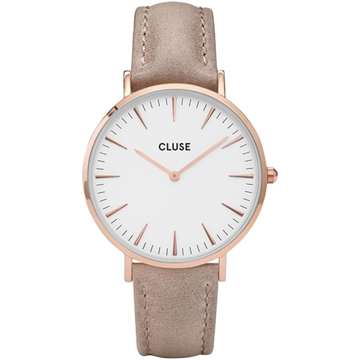 Cluse Women&#39;s CL18031 La Boheme Brown Leather Watch