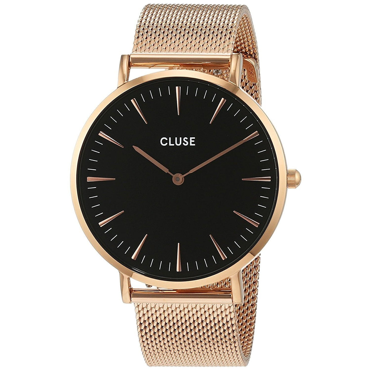 Cluse Women&#39;s CL18113 La Boheme Rose-Tone Stainless Steel Watch