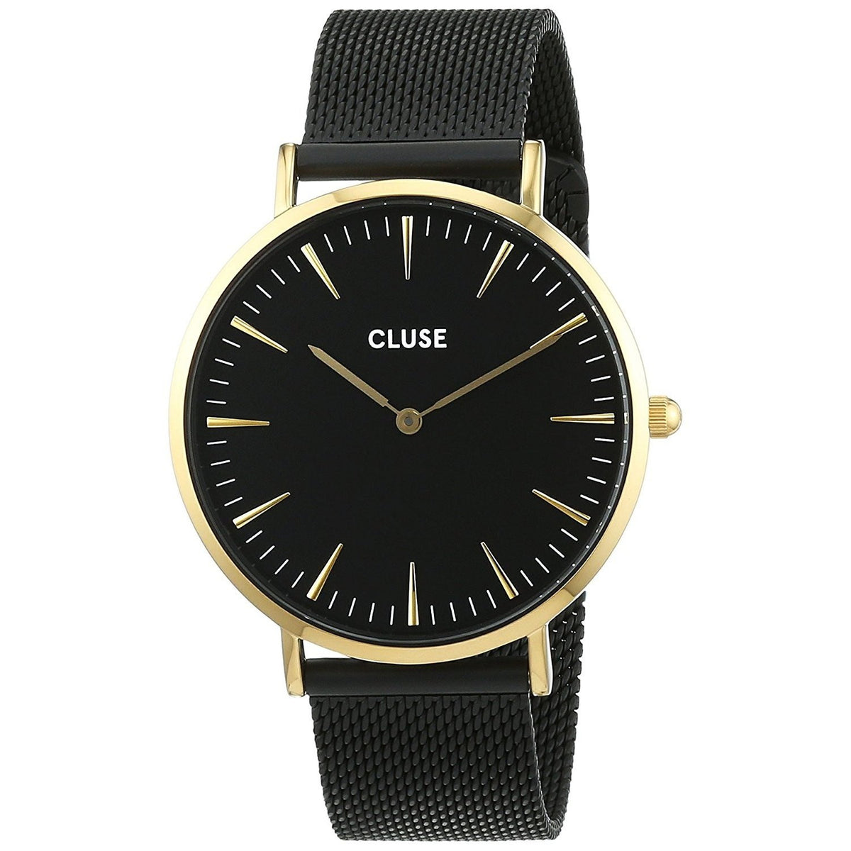 Cluse Women&#39;s CL18117 La Boheme Black Stainless Steel Watch