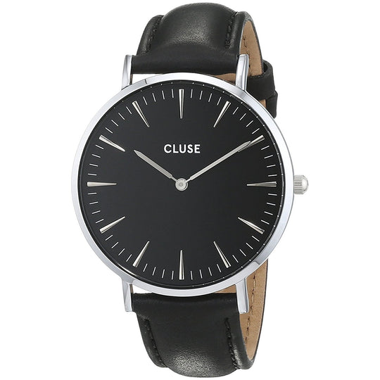 Cluse Women's CL18201 La Boheme Black Leather Watch