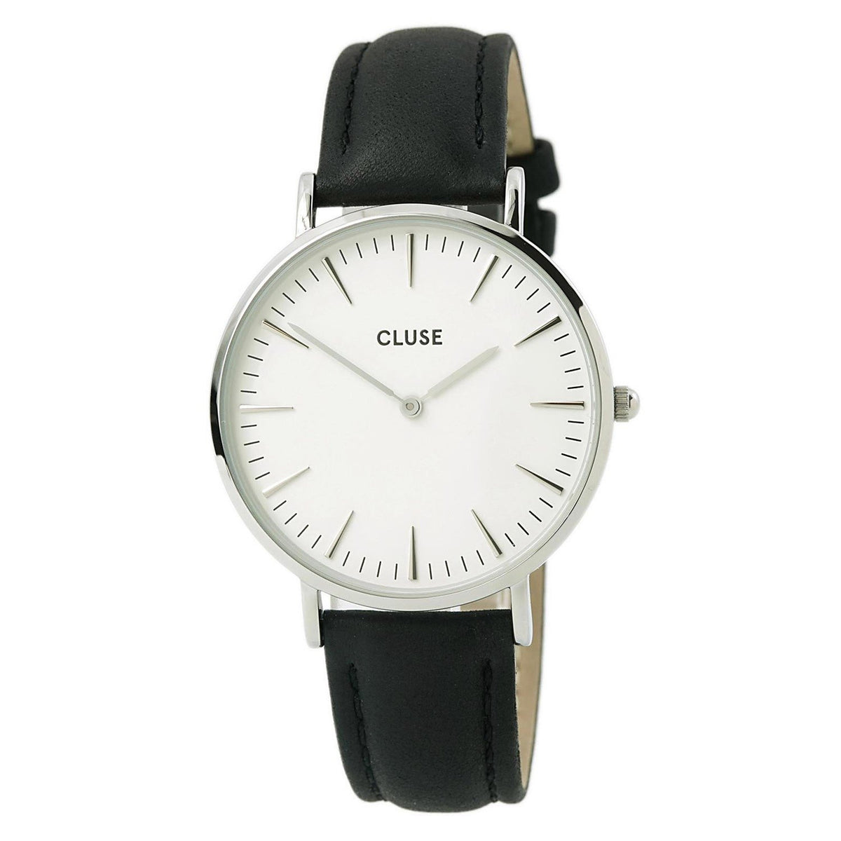Cluse Women&#39;s CL18208 La Boheme Black Leather Watch