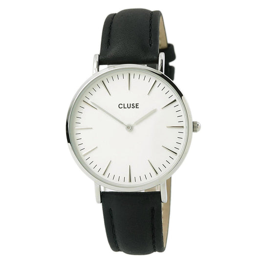 Cluse Women's CL18208 La Boheme Black Leather Watch