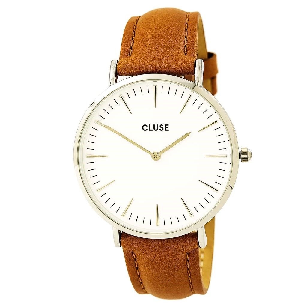 Cluse Women&#39;s CL18211 La Boheme Brown Leather Watch