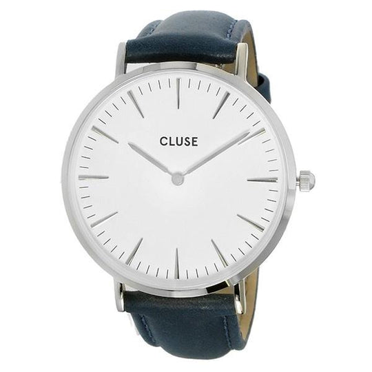 Cluse Women's CL18216 La Boheme Blue Leather Watch