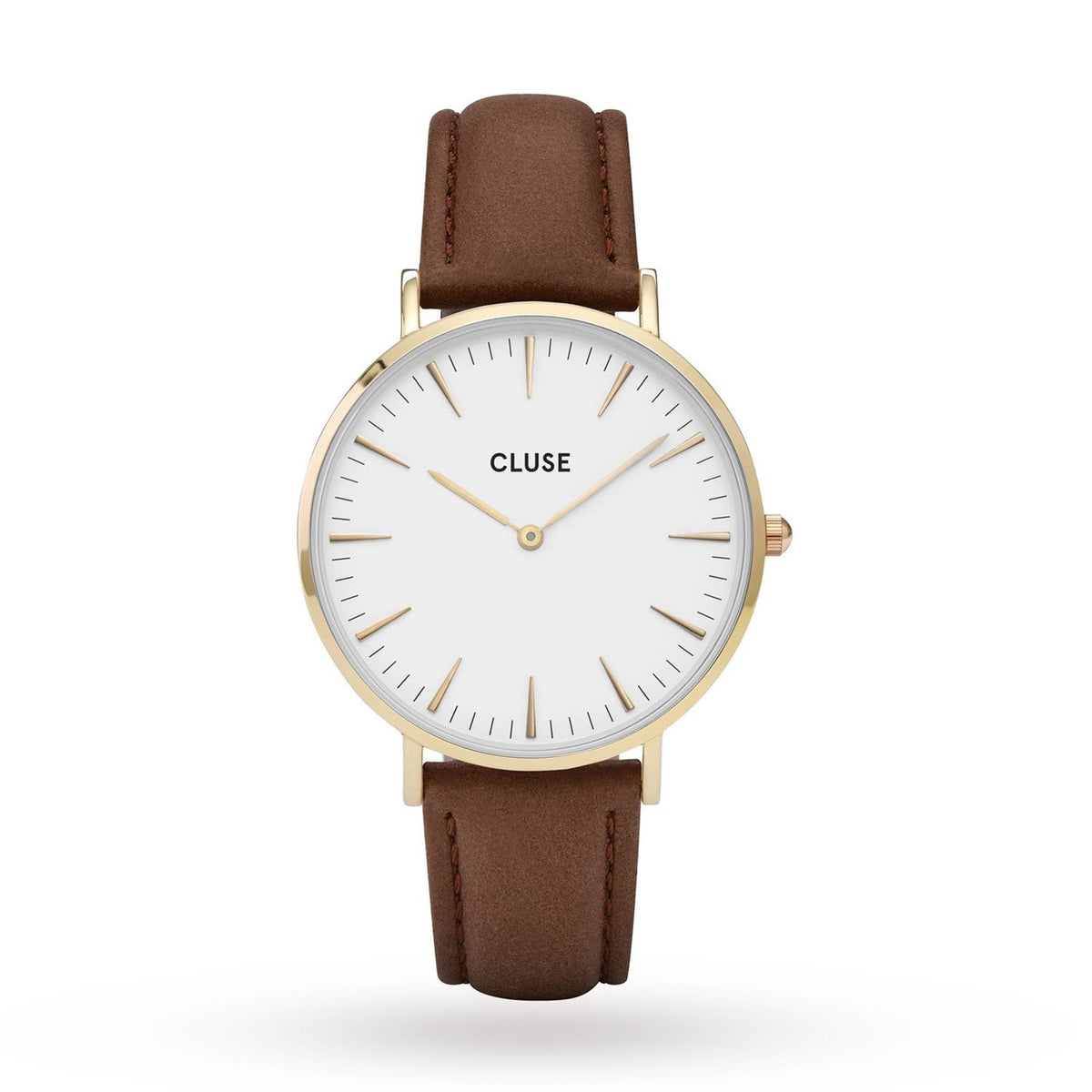 Cluse Women&#39;s CL18408 La Boheme Brown Leather Watch