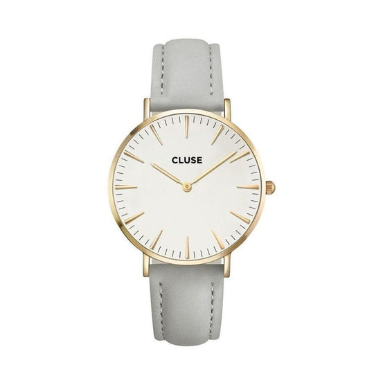 Cluse Women's CL18414 La Boheme Grey Leather Watch