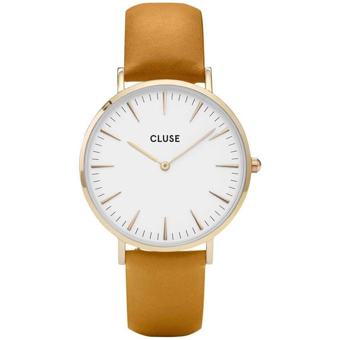 Cluse Women&#39;s CL18419 La Boheme Brown Leather Watch