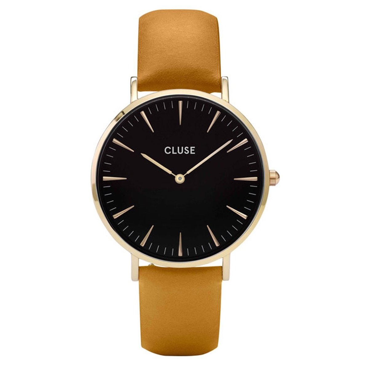Cluse Women&#39;s CL18420 La Boheme Brown Leather Watch
